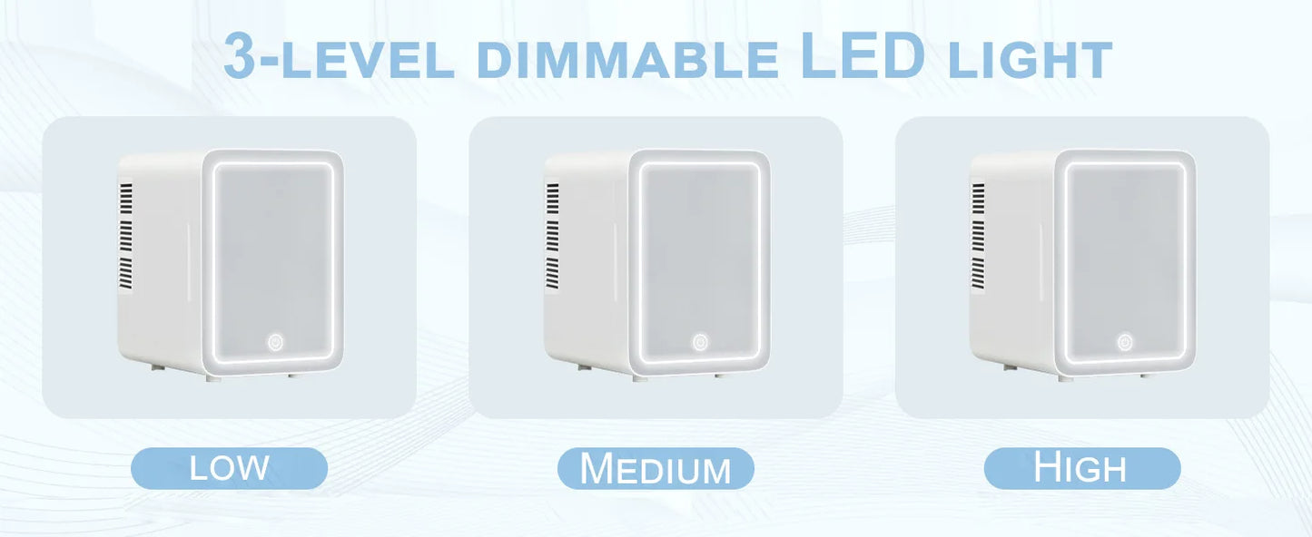 Portable Refrigerator for Skincare Storage 4L